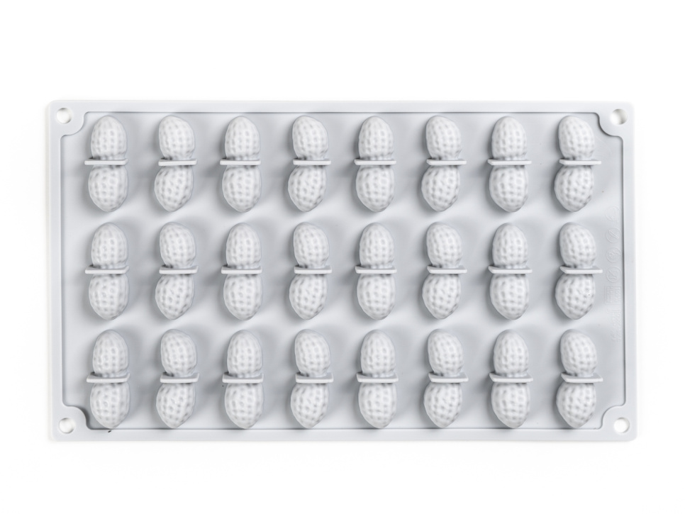 Silikonform för dekor, Jordnöt - 100% Chef Silikonform för dekor, Jordnöt - 100% Chef