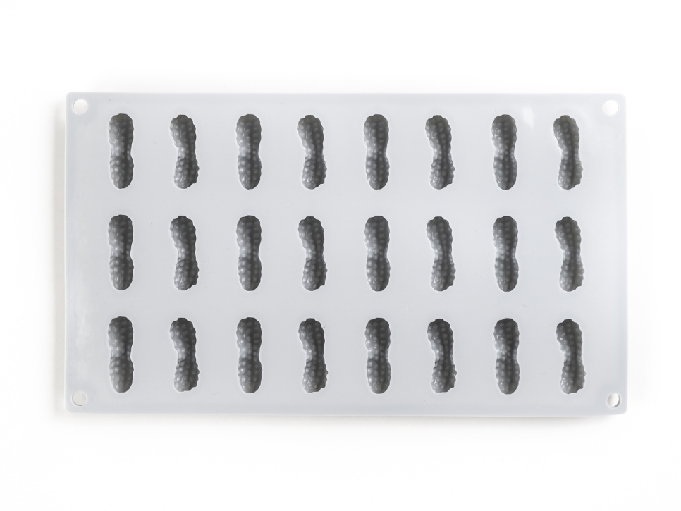 Silikonform för dekor, Jordnöt - 100% Chef Silikonform för dekor, Jordnöt - 100% Chef