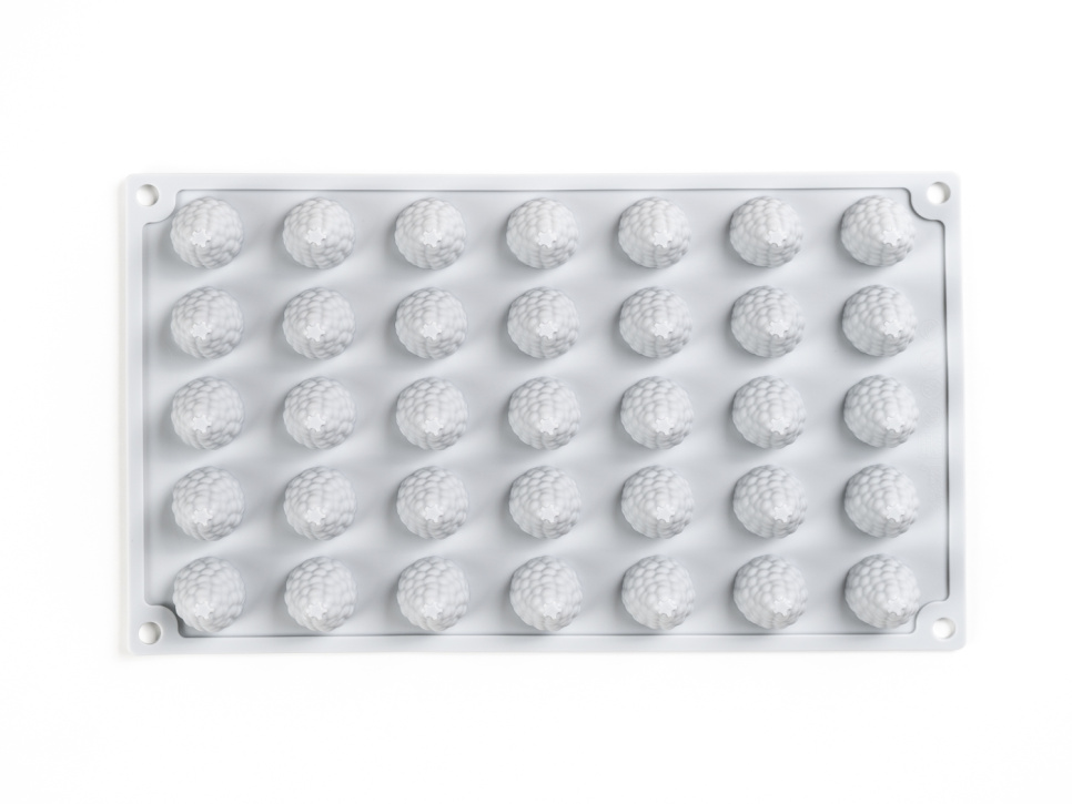 Silikonform för dekor, Hallon - 100% Chef