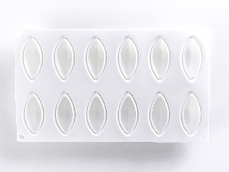 Silikonform för dekor, Quenelle - 100% Chef