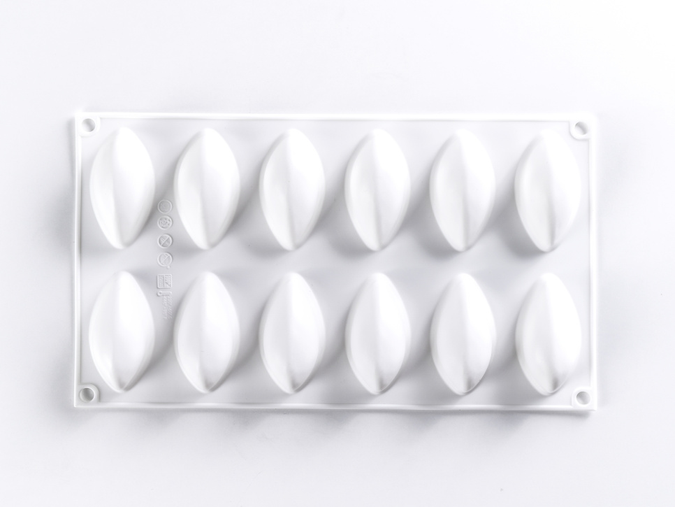 Silikonform för dekor, Quenelle - 100% Chef