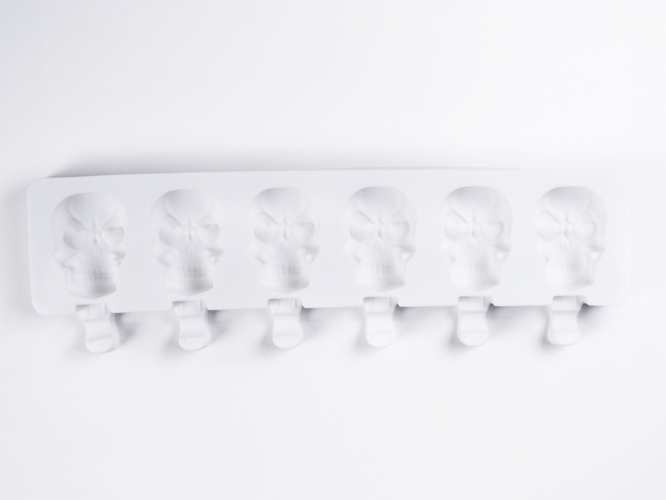 Silikonform för glass, Dödskalle - 100% Chef