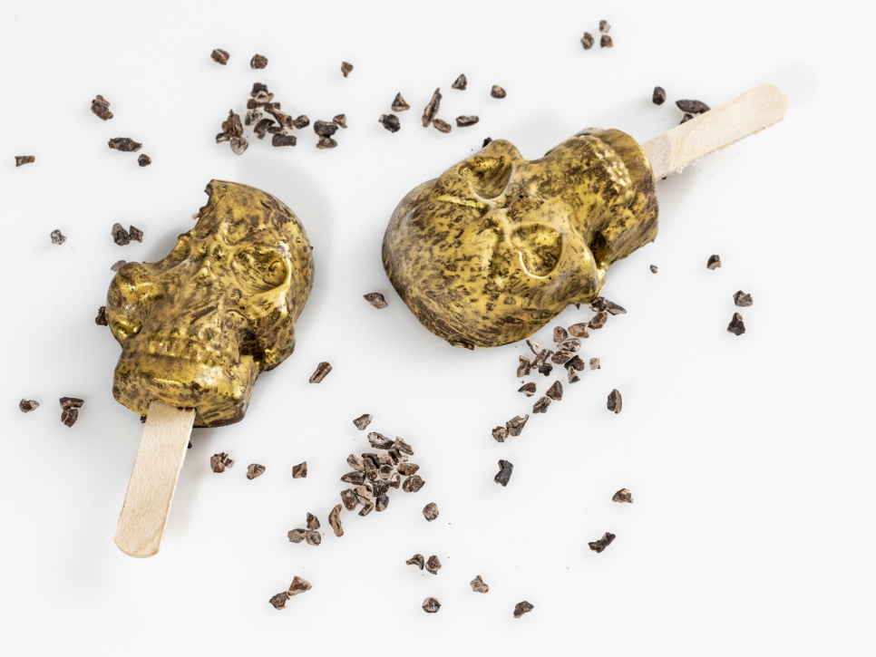 Silikonform för glass, Dödskalle - 100% Chef