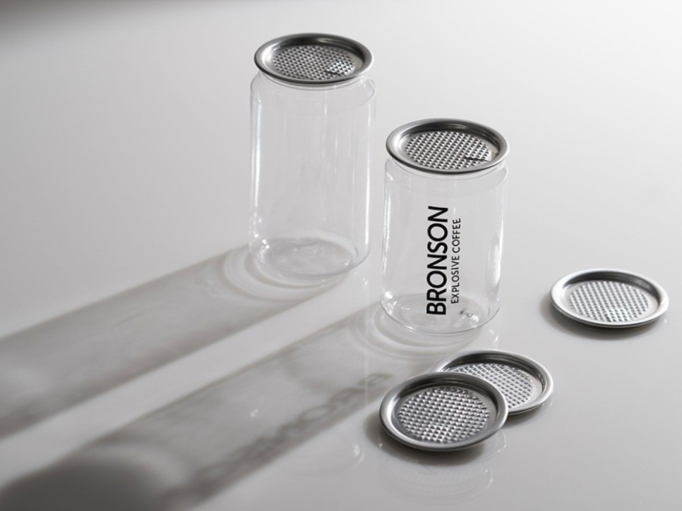 Lock till servering ur läskburk, Peel off lids, 100-pack - 100% Chef