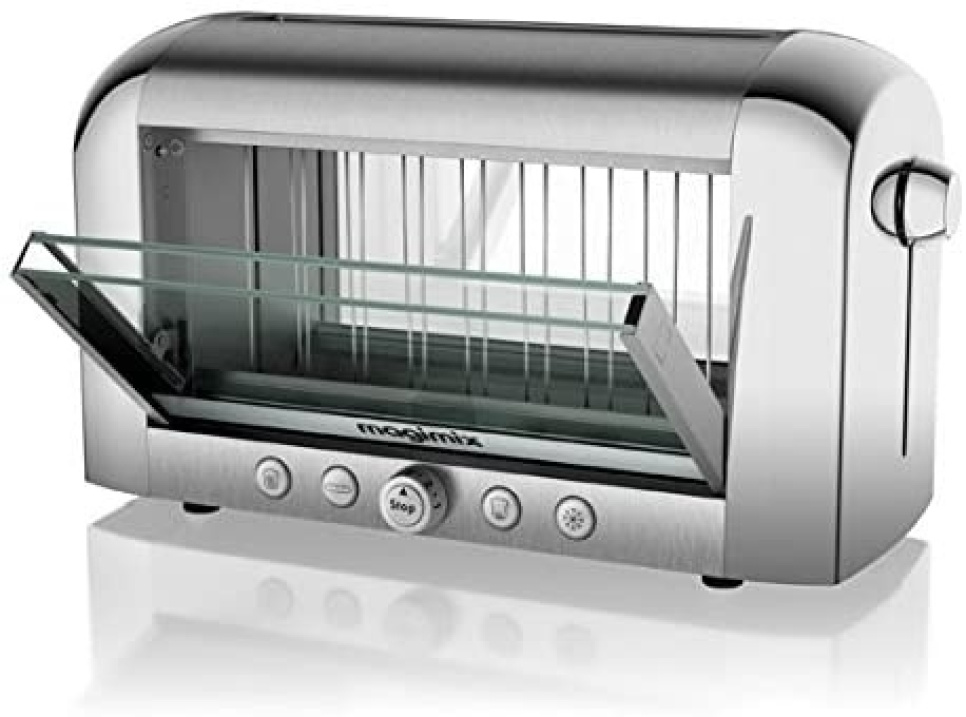 Brödrost, Vision, 2-skivor, svart/stål - Magimix