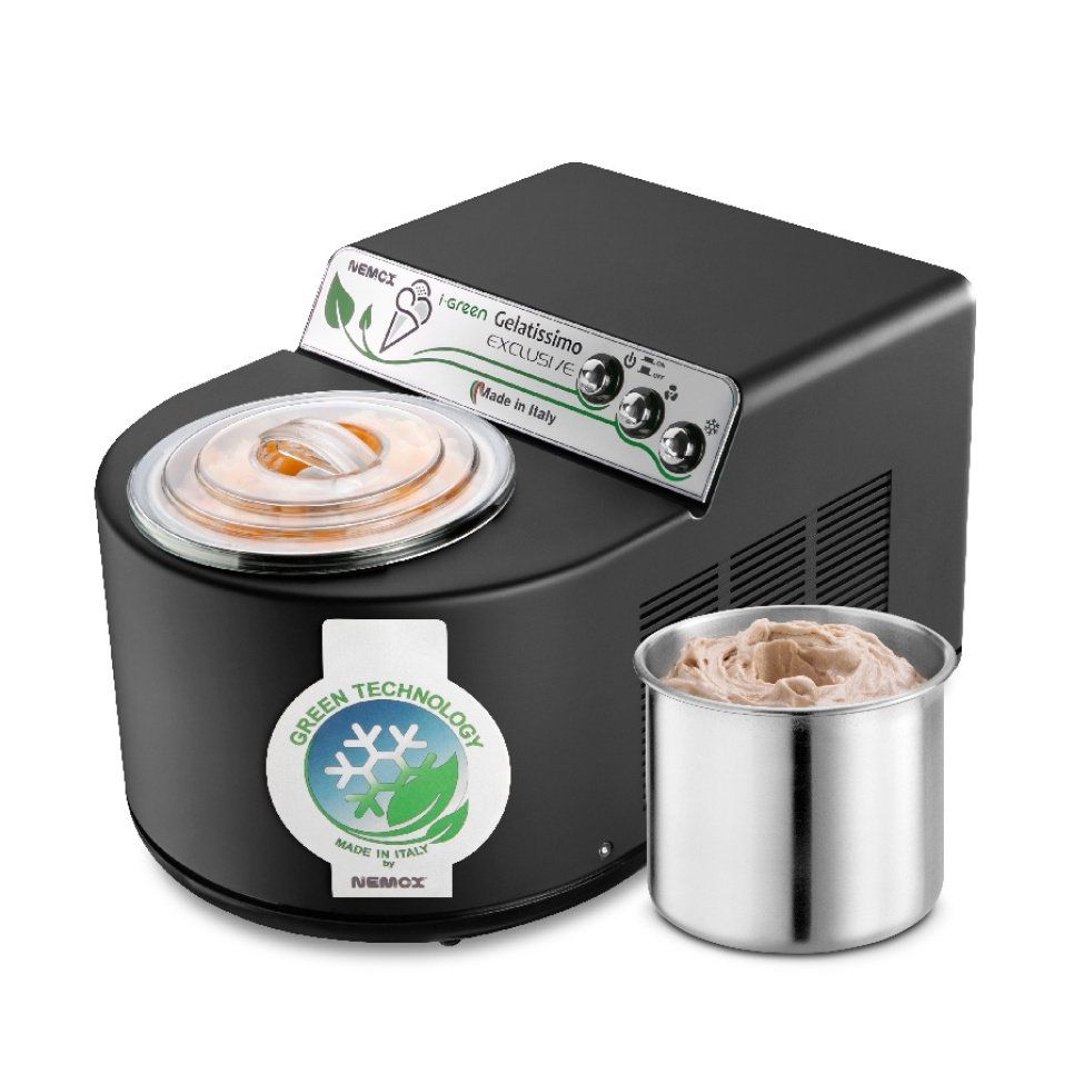 Glassmaskin Gelatissimo Exclusive I-Green - Nemox i gruppen Köksmaskiner / Kyla & Frysa / Glassmaskiner hos KitchenLab (1544-28266)