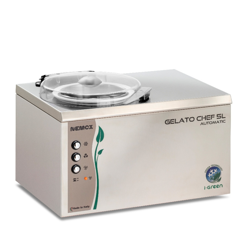 Glassmaskin Gelato Chef 5L Auto I-Green - Nemox i gruppen Köksmaskiner / Kyla & Frysa / Glassmaskiner hos The Kitchen Lab (1544-28267)