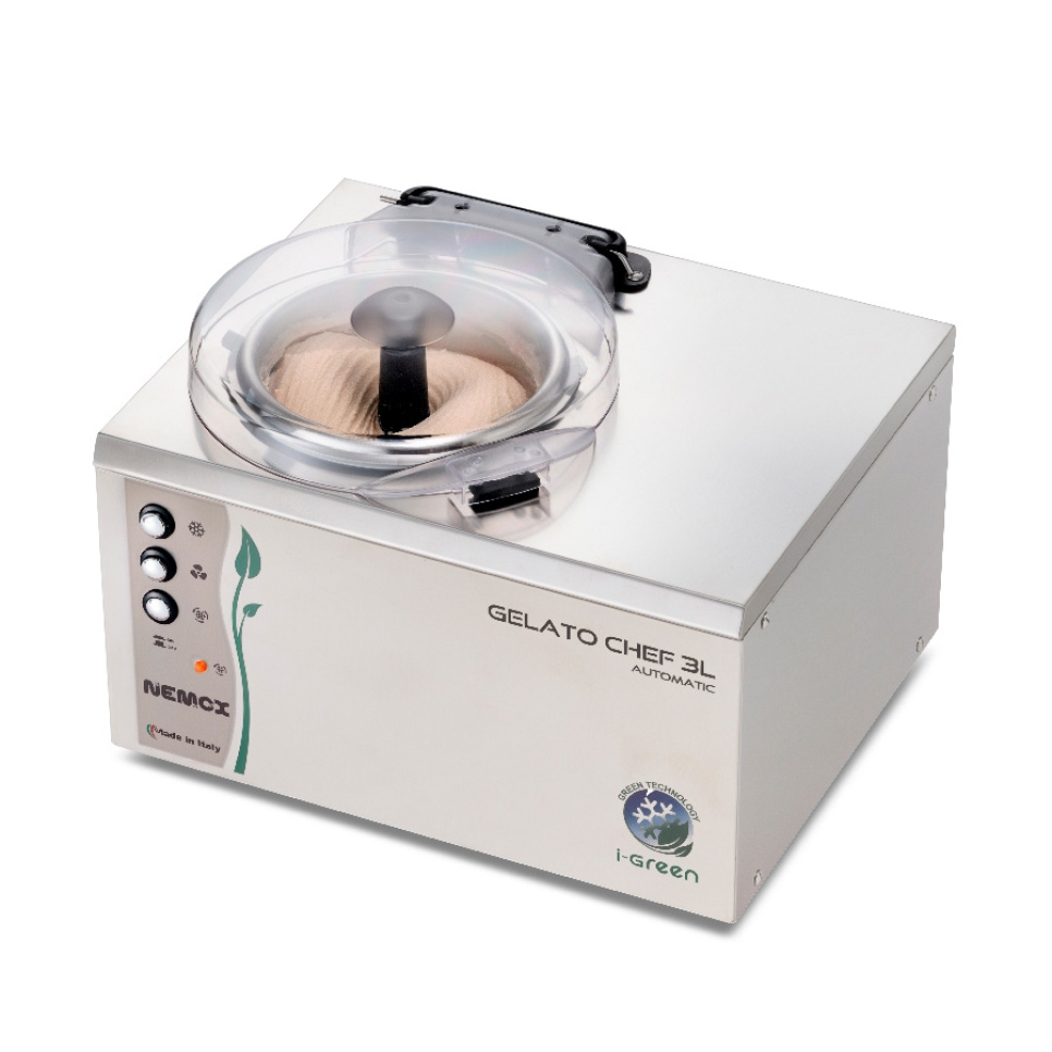 Glassmaskin Gelato Chef 3L Auto I-Green - Nemox