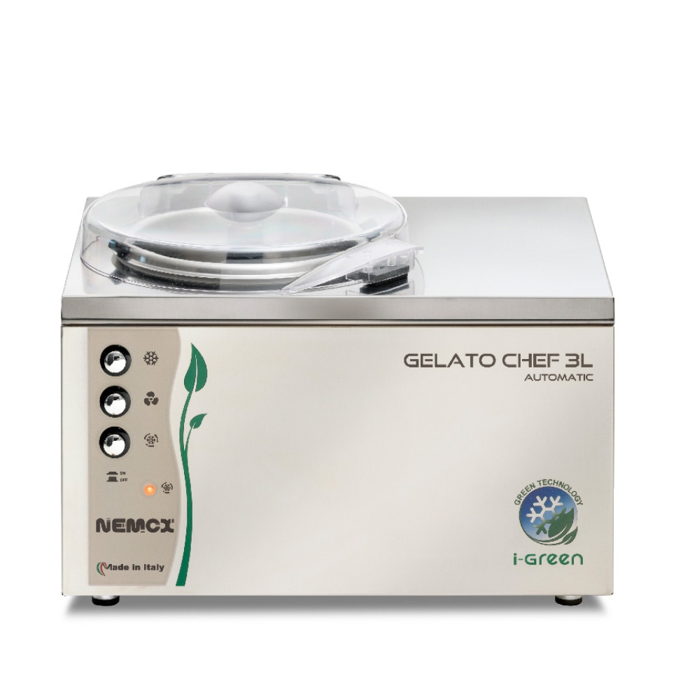 Glassmaskin Gelato Chef 3L Auto I-Green - Nemox