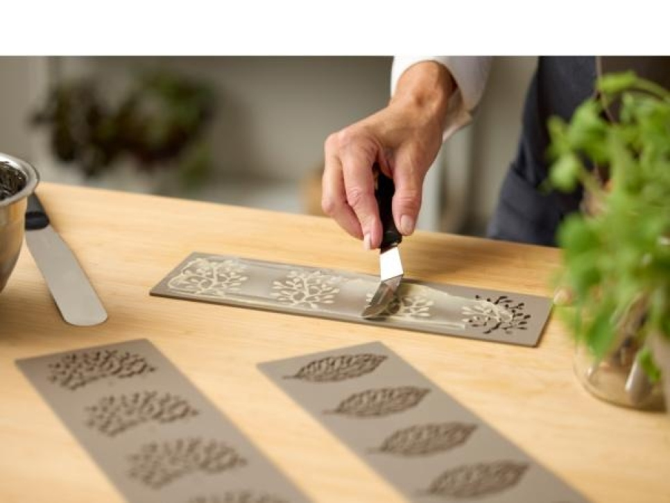 Silikonform för tuile, Blad - Blomsterberg