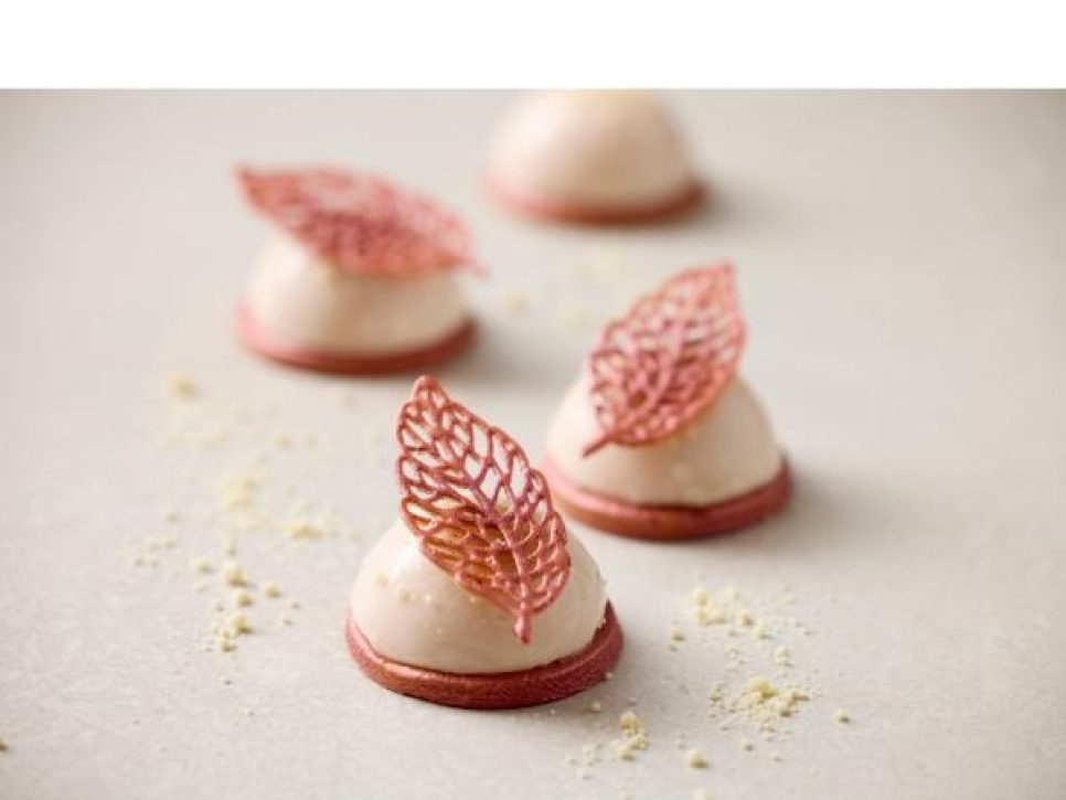 Silikonform för tuile, Blad - Blomsterberg