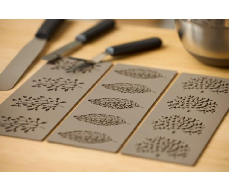 Silikonform för tuile, Träd - Blomsterberg