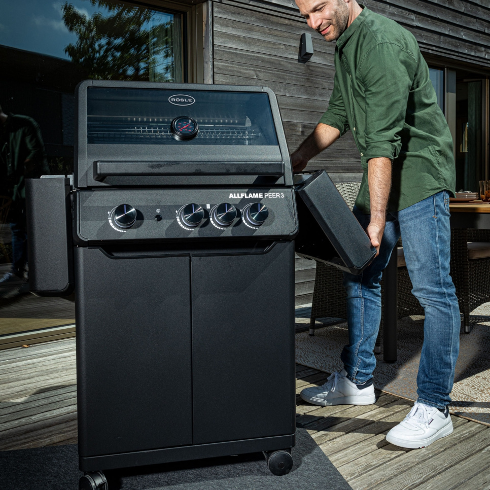 Gasolgrill AllFlame Peer 3, 13500 W - Rösle