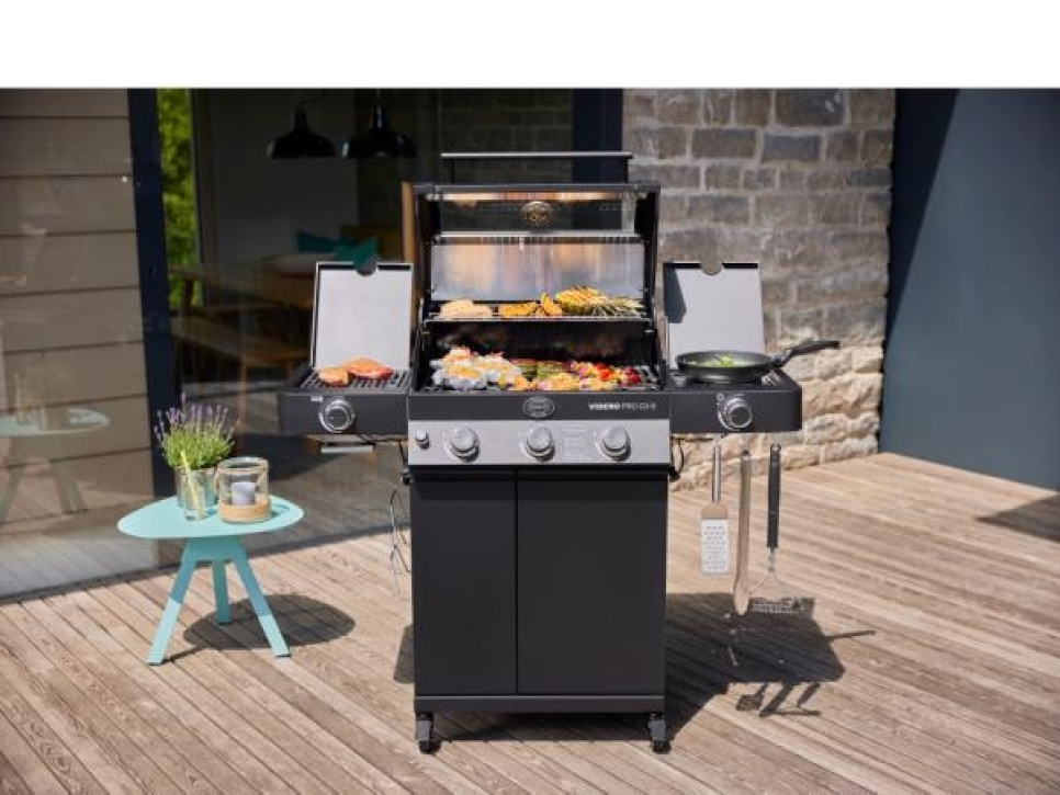 Gasolgrill Videro PRO G3-S Vario+, 1700 W - Rösle