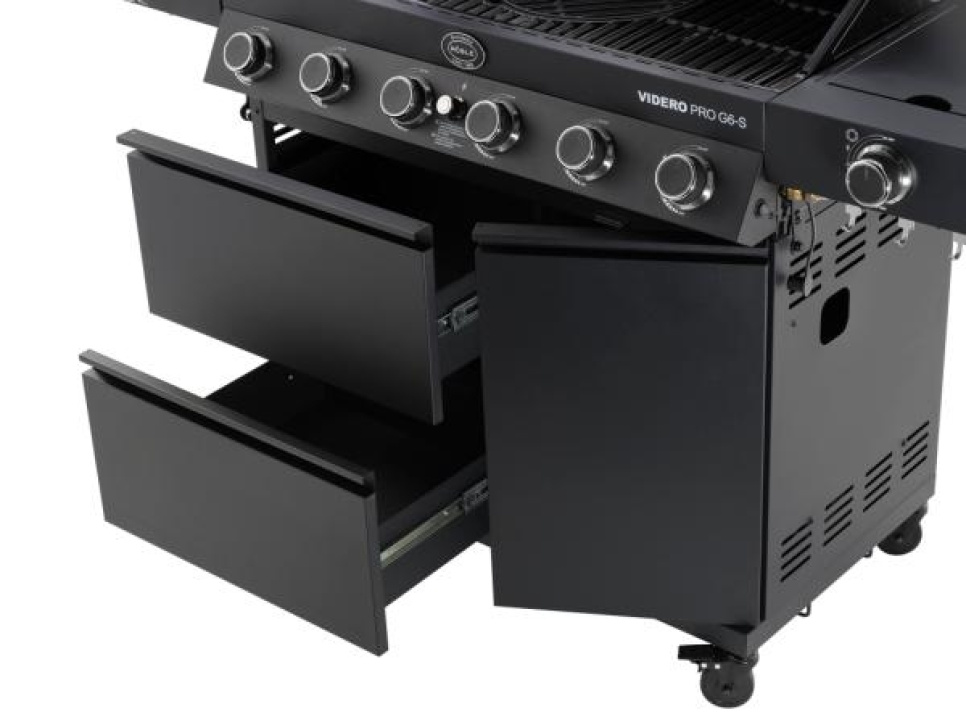 Gasolgrill Videro PRO G6-S Vario+, 27500 W - Rösle