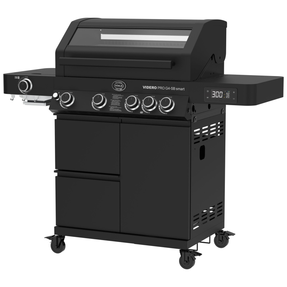 Gasolgrill Videro PRO G4-SB Smart Vario+, 20700 W - Rösle Gasolgrill Videro PRO G4-SB Smart Vario+, 20700 W - Rösle