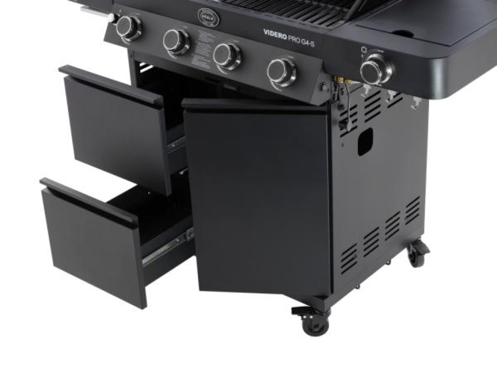 Gasolgrill Videro Pro G4-S Vario+, 20500 W - Rösle Gasolgrill Videro Pro G4-S Vario+, 20500 W - Rösle