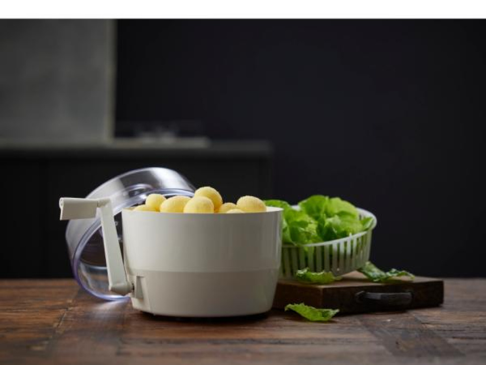 Manuell färskpotatisskalare / Salladsslunga - Funktion Manuell färskpotatisskalare / Salladsslunga - Funktion