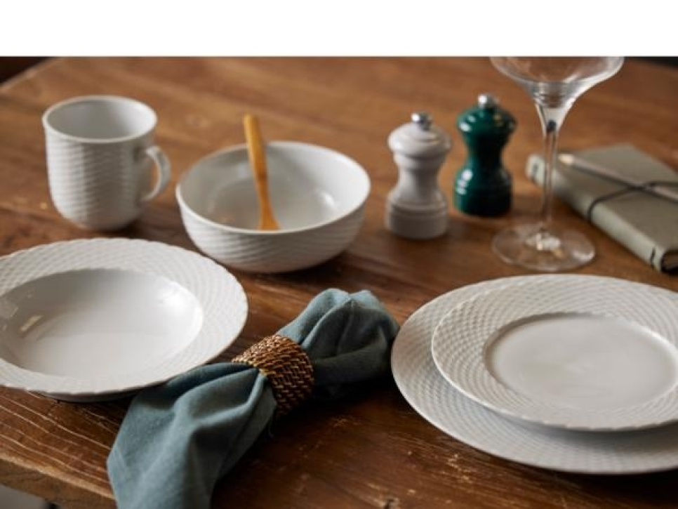 Tygservett 45 x 45 cm, Forest green - Bastian Tygservett 45 x 45 cm, Forest green - Bastian