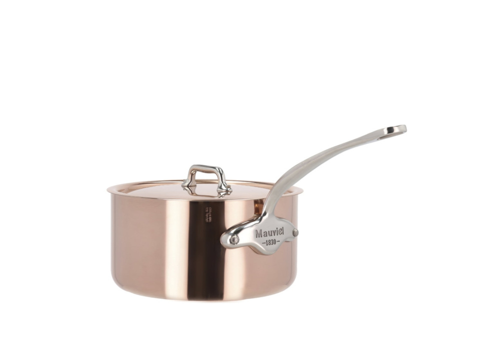 Grytset med lock, 10-delar, Koppar/Stål - Mauviel