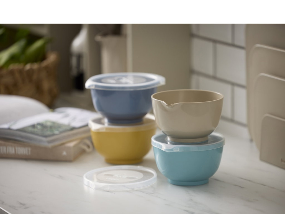 Skålset med Lock 0,5 l, 8 Delar, Margrethe, Blandade färger - Rosti