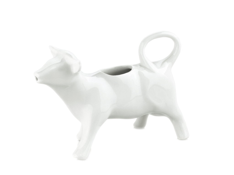 Mjölkkanna i Porslin, Ko, 13 cl - Pillivuyt i gruppen Te & Kaffe / Kaffetillbehör / Mjölkkannor hos KitchenLab (1544-36005)