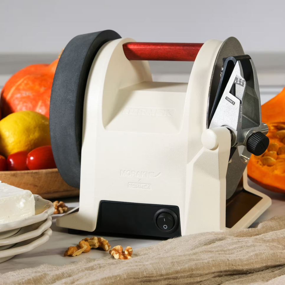 Tormek x Morakniv 1891, T-1 Elektrisk knivslip, White linen