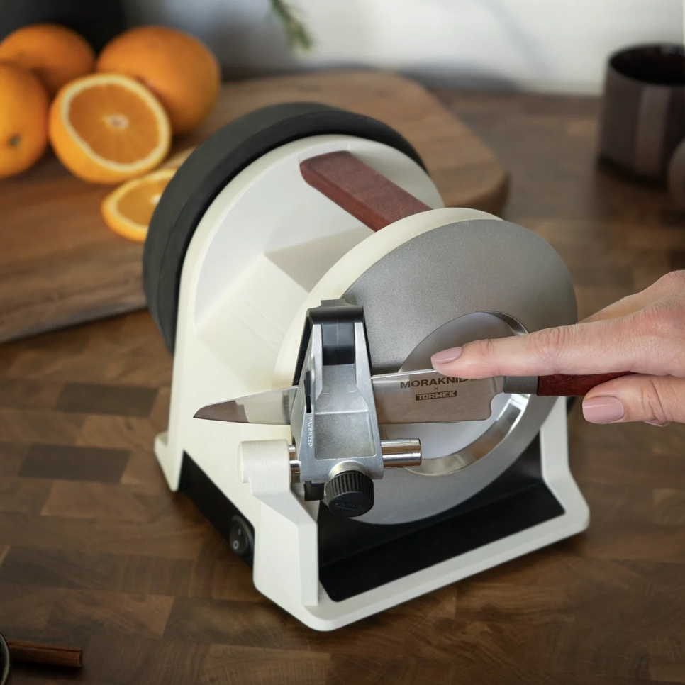 Tormek x Morakniv 1891, T-1 Elektrisk knivslip, White linen