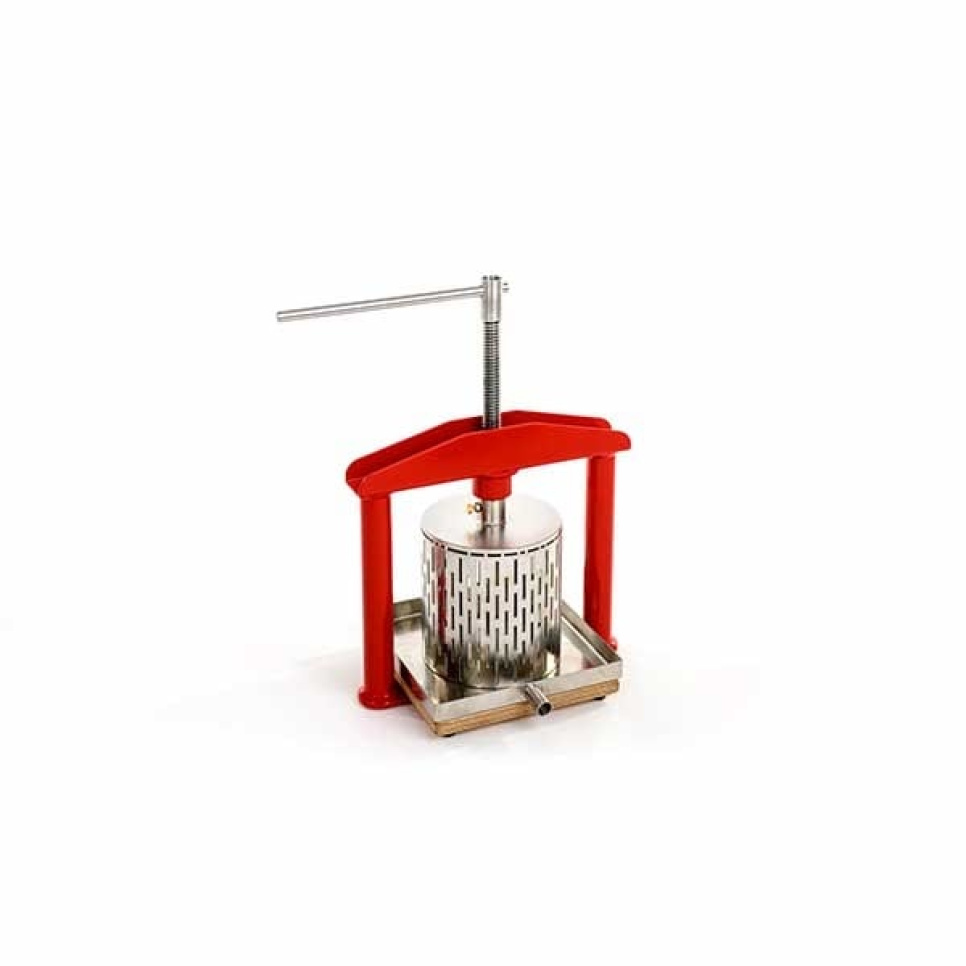 Manuell Fruktpress, Rostfritt Stål, 3 L - Apple Press i gruppen Köksmaskiner / Juicepress & Juicemaskiner / Fruktpressar hos KitchenLab (1557-24562)