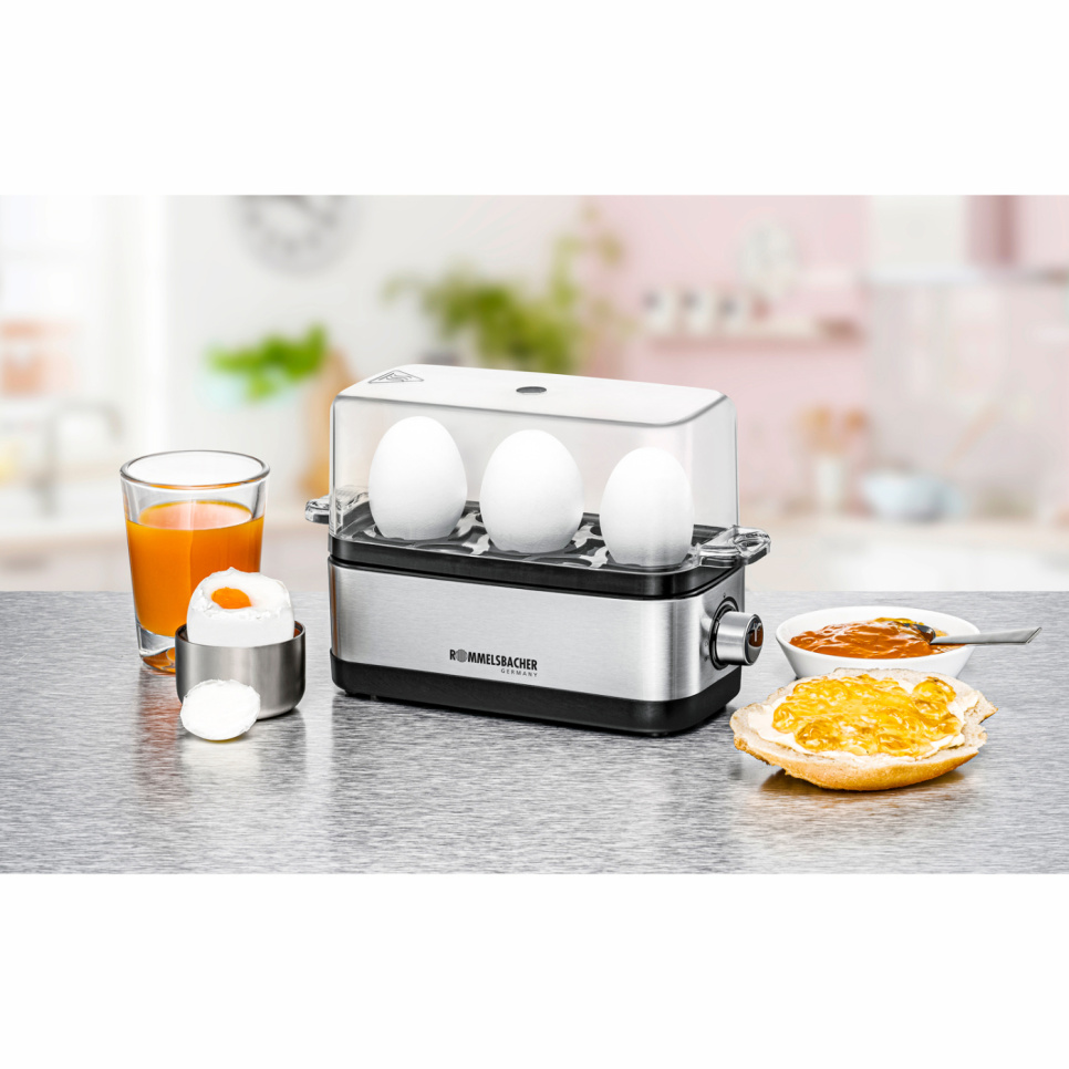 Äggkokare, Rostfritt stål, 3 ägg - Rommelsbacher