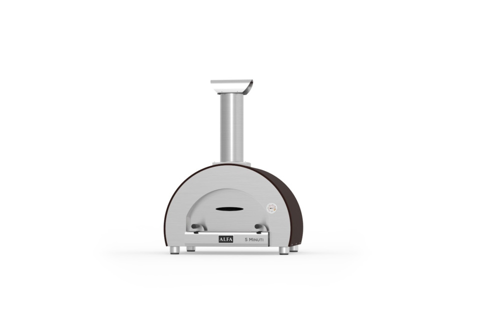 5 minuti, vedeldad pizzaugn, kopparfärgad - Alfa Forni