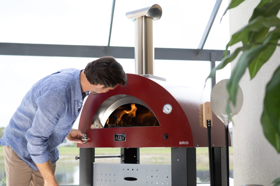 Brio, Pizzaugn, Gas, Röd - Alfa Forni Brio, Pizzaugn, Gas, Röd - Alfa Forni