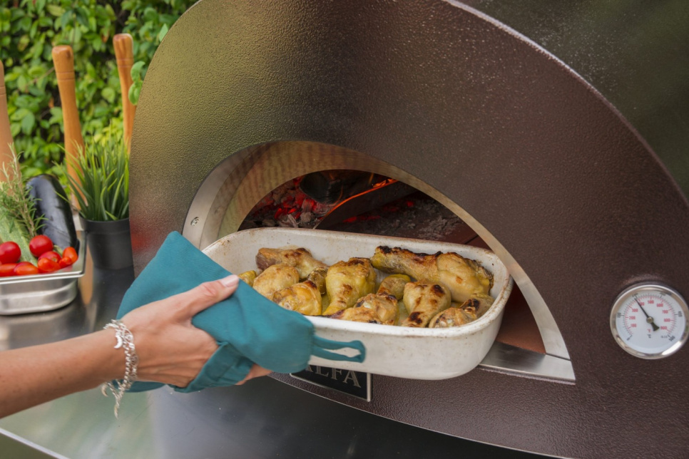 Pizzaugn Nano, Vedeldad, Kopparfärgad - Alfa Forni