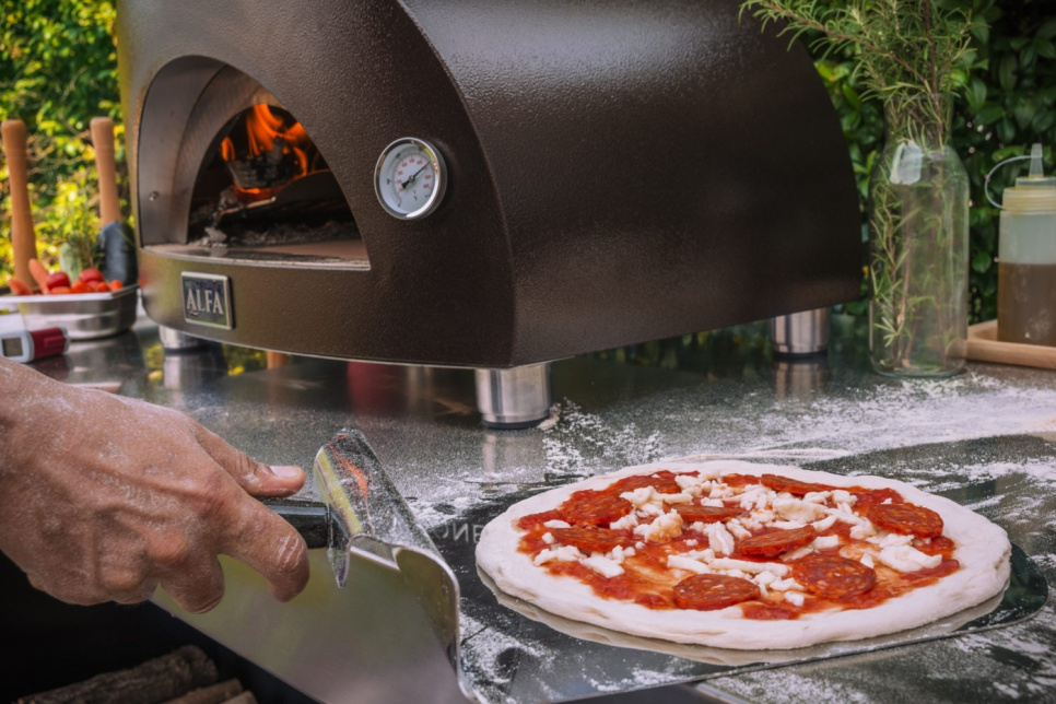 Pizzaugn Nano, Vedeldad, Kopparfärgad - Alfa Forni