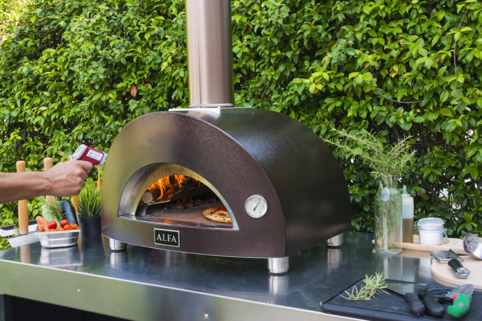 Pizzaugn Nano, Vedeldad, Kopparfärgad - Alfa Forni