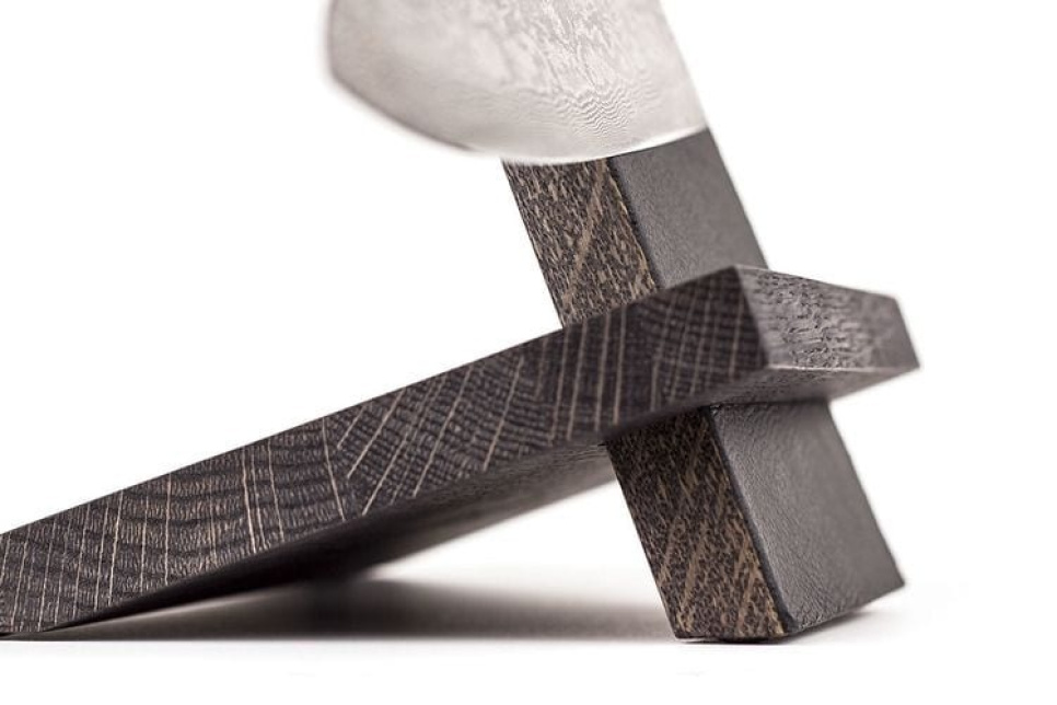 Handgjort knivställ, ek och läder - Piotr The Bear