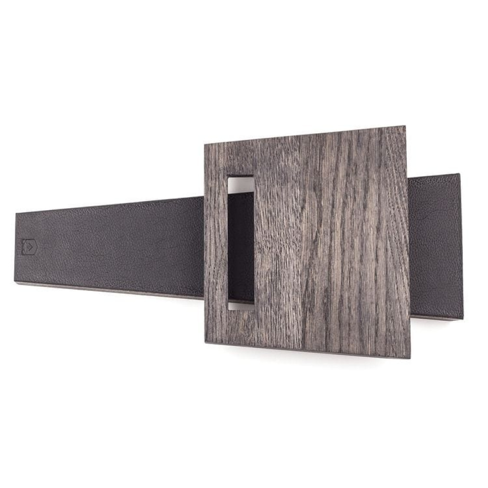 Handgjort knivställ, ek och läder - Piotr The Bear