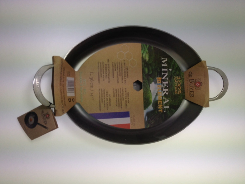 Oval ugnspanna, de Buyer, 36x26 cm