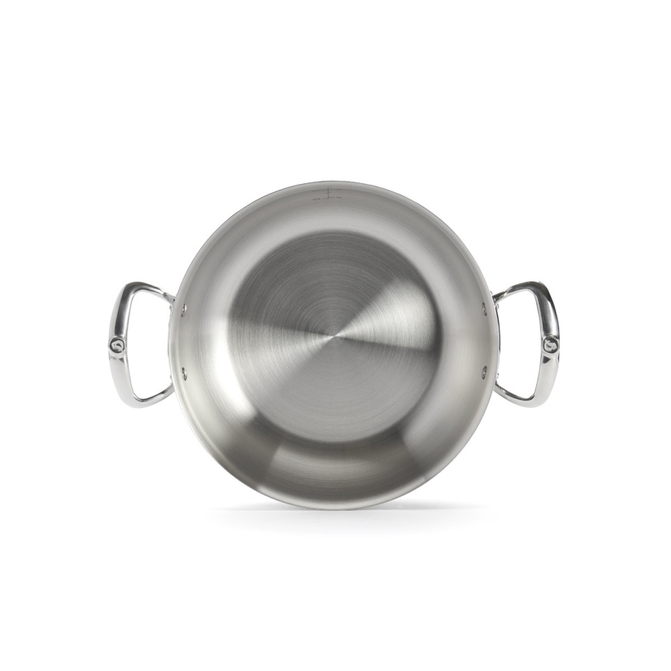Låg stekgryta med lock och rundade kanter, 28cm, Affinity - De Buyer