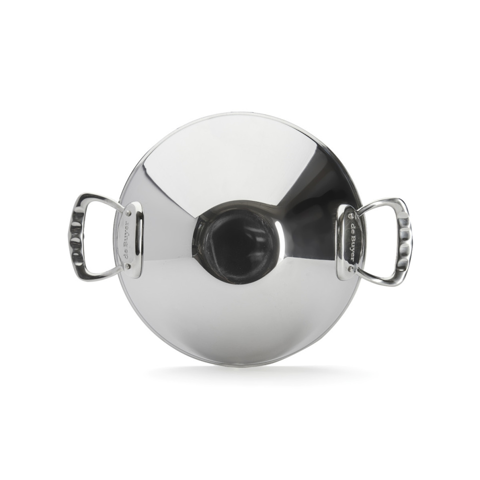 Wok i rostfritt stål med två handtag, 32cm, Affinity - De Buyer