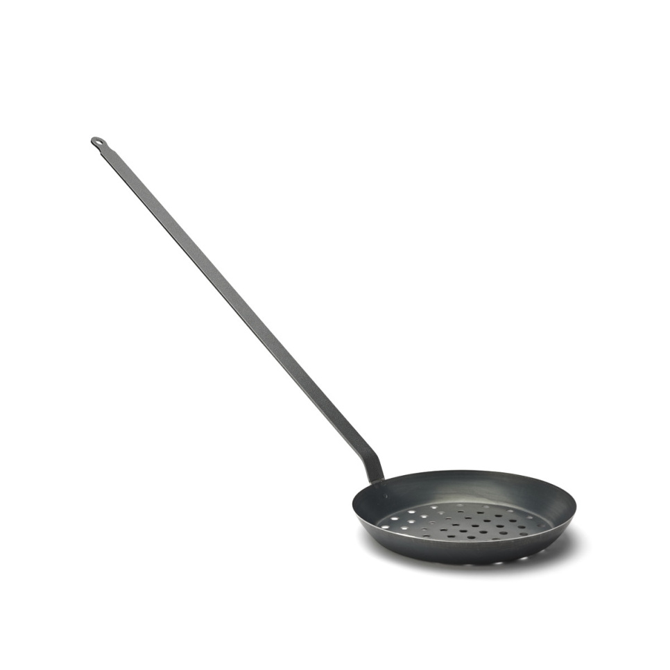 Kastanjepanna med sjukt långt handtag, 28cm - De Buyer