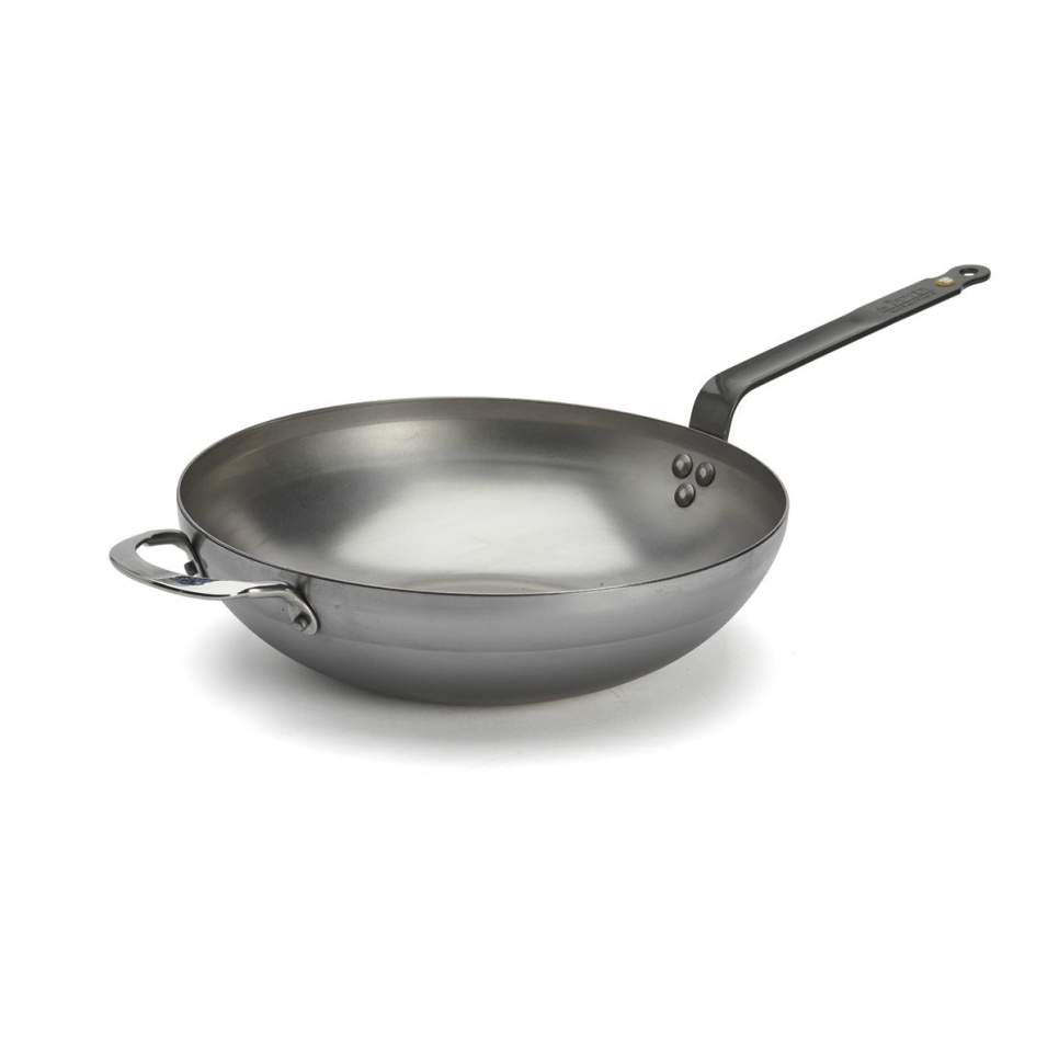 Wok i kolstål, Mineral B Element - De Buyer - 32 cm i gruppen Matlagning / Stekkärl / Wokpannor hos The Kitchen Lab (1602-31883)