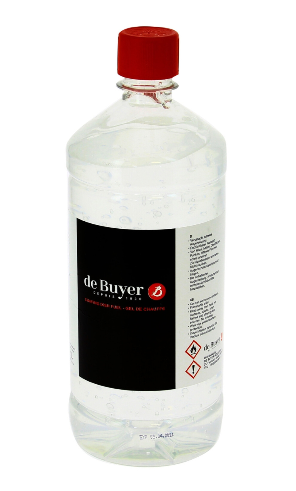 Brännargel, alkoholgel, 1 L - de Buyer i gruppen Dukning / Annat för Dukning & Servering hos The Kitchen Lab (1602-32814)