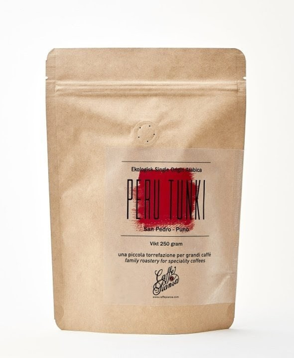 Peru Tunki S. Pedro, 250g - Piansa i gruppen Te & Kaffe / Kaffebönor / Espresso hos The Kitchen Lab (1636-18278)