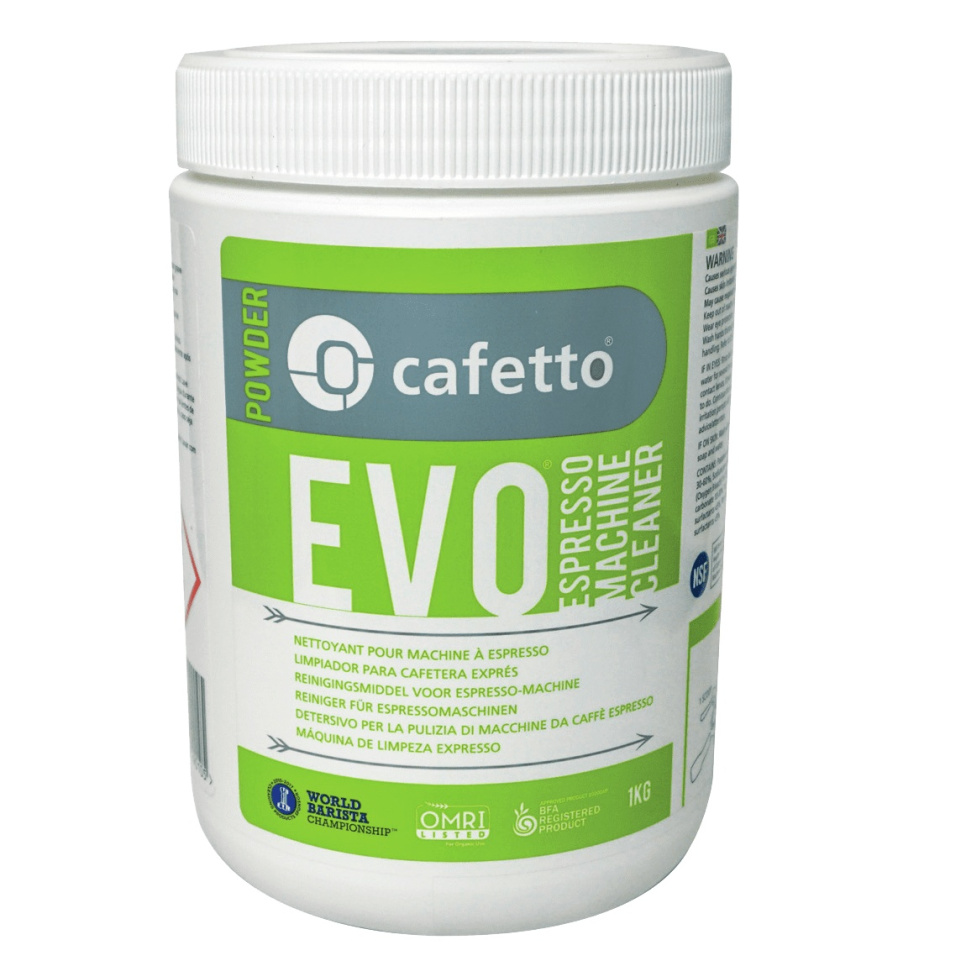 EVO Rengöringsmedel till Espressomaskin 1kg - Cafetto i gruppen Te & Kaffe / Kaffetillbehör / Rengöring & Underhåll hos The Kitchen Lab (1638-15958)