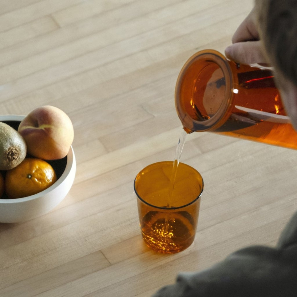 Tillbringare i glas, Amber, 1.2L - Kinto Tillbringare i glas, Amber, 1.2L - Kinto