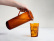 Tillbringare i glas, Amber, 1.2L - Kinto Tillbringare i glas, Amber, 1.2L - Kinto