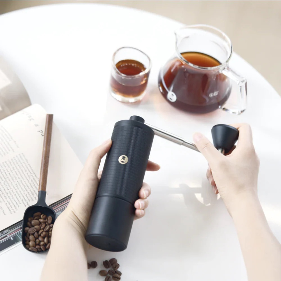 Manuell Kaffekvarn C5S, Pro Black, Foldable Handle - Timemore