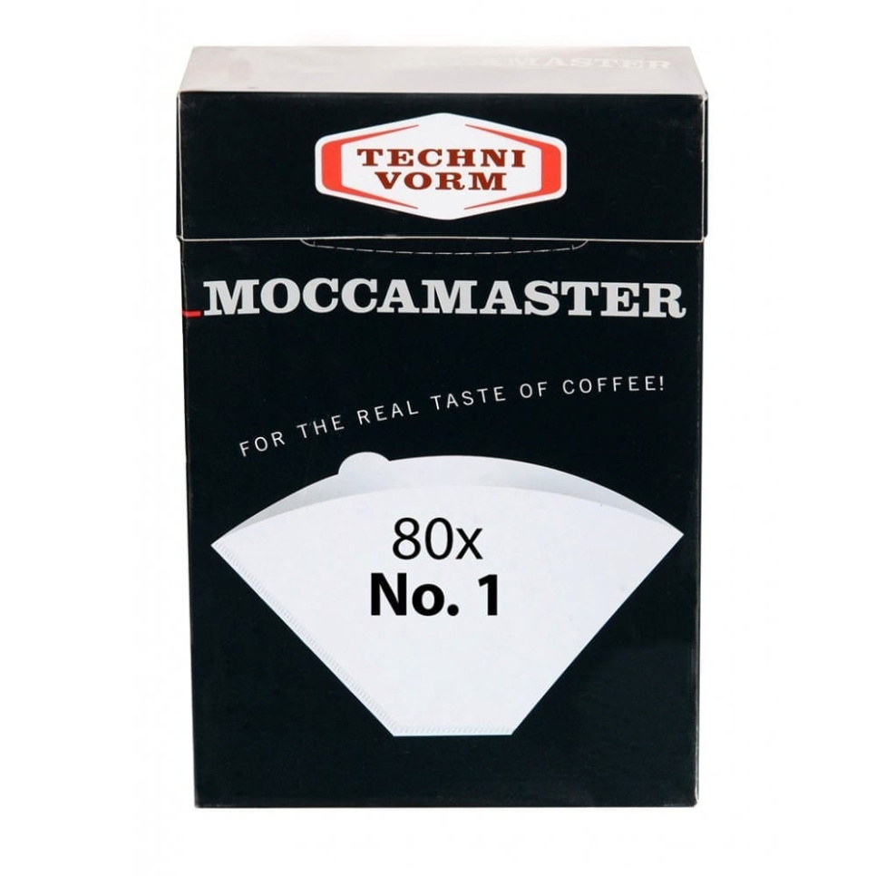Filter till Cup One, 80-pack - Moccamaster i gruppen Te & Kaffe / Kaffetillbehör / Kaffefilter hos KitchenLab (1649-16018)