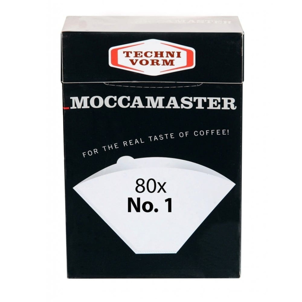 Filter till Cup One, 80-pack - Moccamaster i gruppen Te & Kaffe / Kaffetillbehör / Kaffefilter hos The Kitchen Lab (1649-16018)